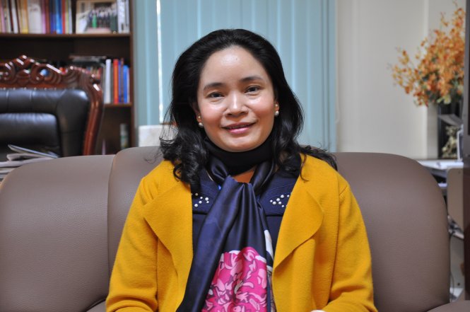 Bà Trịnh Thị Thủy, cục trưởng Cục Văn hóa cơ sở - Ảnh: V.V.TUÂN