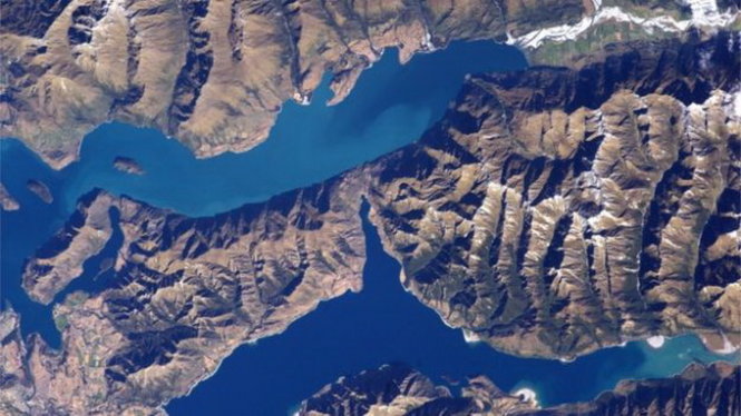 Hình ảnh chụp New Zealand từ không gian vũ trụ của phi hành gia Tim Peake - Ảnh: ESA/NASA