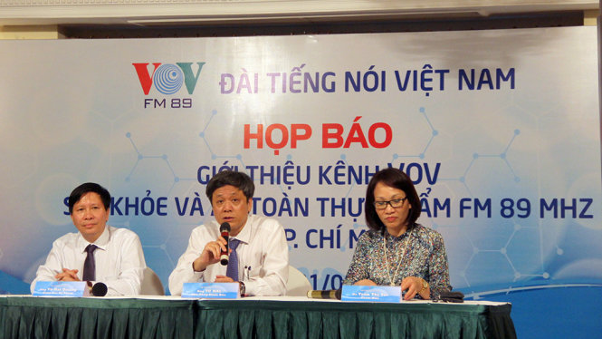 Đài tiếng nói Việt Nam tổ chức họp báo ra mắt kênh sức khỏe và an toàn thực phẩm tại TP.HCM chiều 21-2 - Ảnh: Ngọc Loan