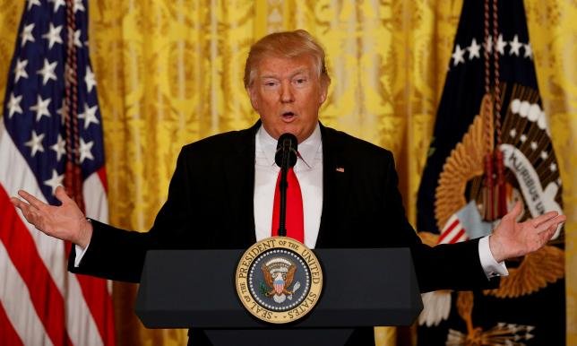 Tổng thống Mỹ Donald Trump - Ảnh: Reuters