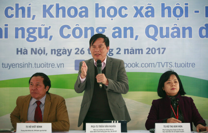 PGS.TS: Trần Văn Nghĩa, Phó cục trưởng Cụ khảo thí và kiểm định chất lượng giáo dục, Bộ DG-ĐT - Ảnh: Nam Trần