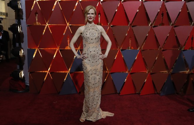 Nữ diễn viên Nicole Kidman trong trang phục của Armani Privé - Ảnh: Reuters