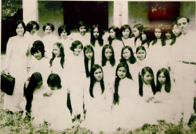 Nữ sinh Đồng Khánh niên khóa 1965-1966 - Ảnh tư liệu của trường - Ảnh: Minh Tự