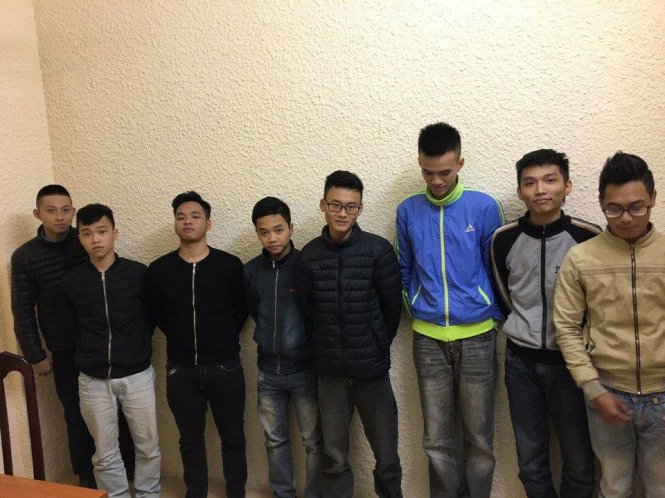 Nhóm thanh niên chạy xe lạng lách, đánh võng bị bắt giữ tại cơ quan Công an – Công an cung cấp