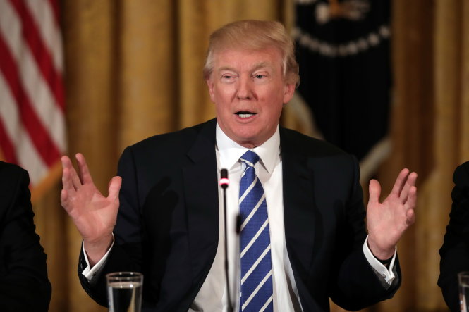 Tổng thống Mỹ Donald Trump - Ảnh: Reuters
