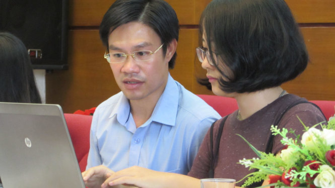 Phan Văn Học là chuyên gia tư vấn khởi nghiệp trong chương trình giao lưu Sáng tạo và khởi nghiệp do Trung ương Đoàn phối hợp với báo Tiền Phong 
tổ chức - Ảnh: Hà Thanh