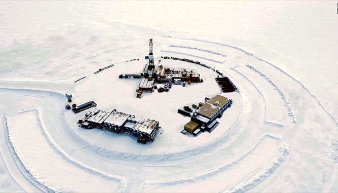 Hãng Repsol khai thác dầu tại Alaska - Ảnh: CNN