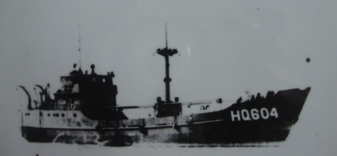 Tàu HQ 604 - con tàu đã bị Trung Quốc bắn chìm ngày 14-3-1988