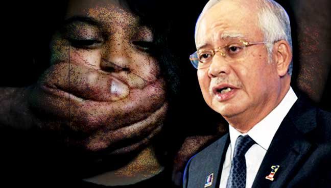 Thủ tướng Malaysia, ông Najib Razak, ngày 13-3 lên án mạnh mẽ nạn xâm hại tình dục trẻ em ở Malaysia và cam kết chính phủ sẽ quyết tâm trấn áp loại tội phạm này - Ảnh: Freemalaysiatoday