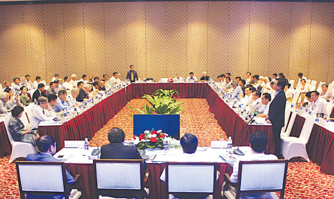 Hội thảo đóng góp cho quy hoạch Phú Quốc ngày 18-3 - Ảnh: T.TRÌNH