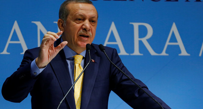 Tổng thống Thổ Nhĩ Kỳ Recep Tayyip Erdogan - Ảnh: Reuters