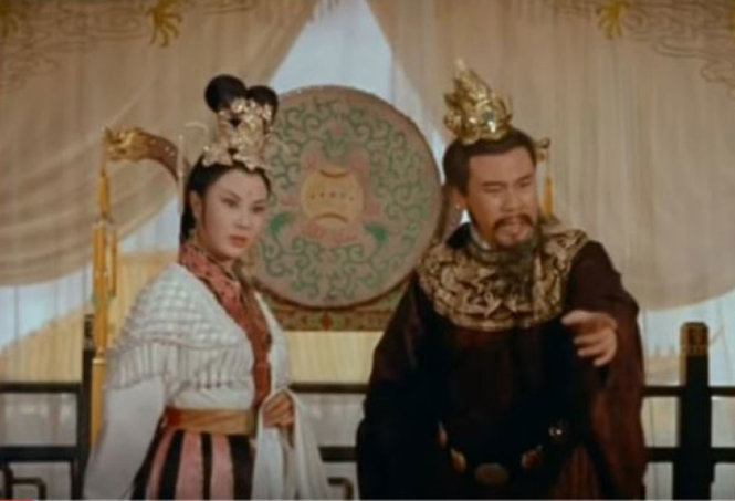 Lý Lệ Hoa và người chồng thứ hai Nghiêm Tuấn trong phim Dương Quý Phi (1962) - Ảnh tư liệu On.cc
