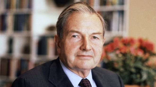 Ông David Rockefeller - Ảnh: AP