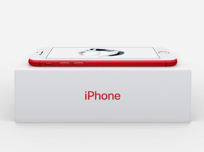 Hộp điện thoại iPhone 7 RED - Ảnh: Wired