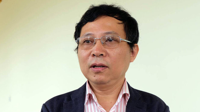 Ông Lê Thanh Hải, phó tổng giám đốc Trung tâm Khí tượng Thủy văn Quốc gia