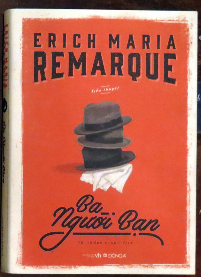 Một trong 3 quyển sách của Erich Maria Remarque được Đông A tái bản với 
bìa mới