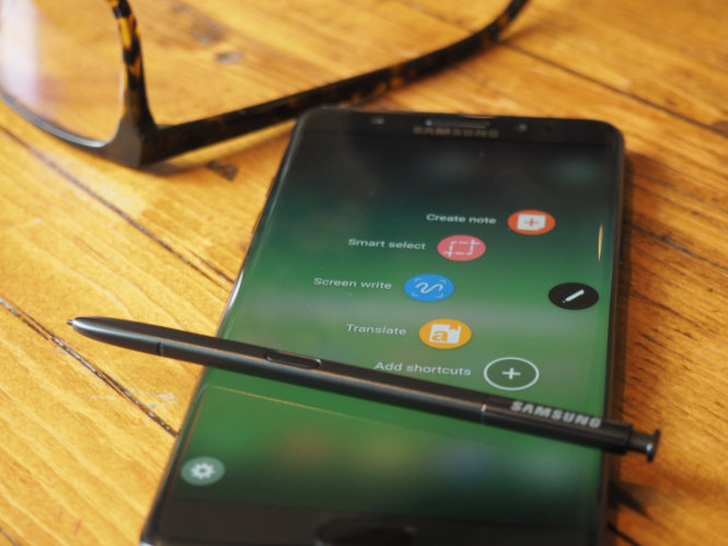 Điện thoại Galaxy Note 7 của Samsung - Ảnh: Techcrunch