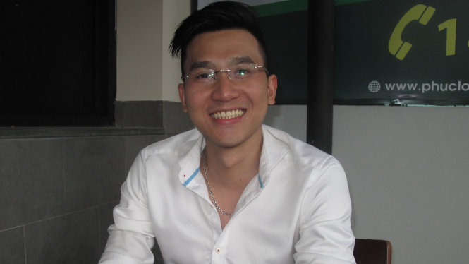 Dương Văn Linh chia sẻ câu chuyện thành công với Tuổi Trẻ - Ảnh: C.NHẬT
