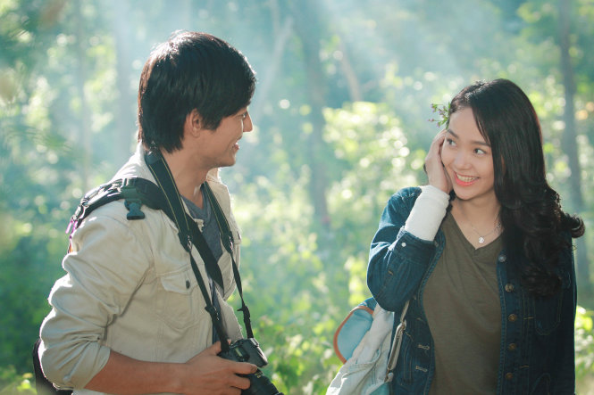 Quý Bình và Minh Hằng trong Bao giờ có yêu nhau, một trong 19 phim tranh giải Phim truyện điện ảnh Giải Cánh diều 2016 - Ảnh: ĐPCC