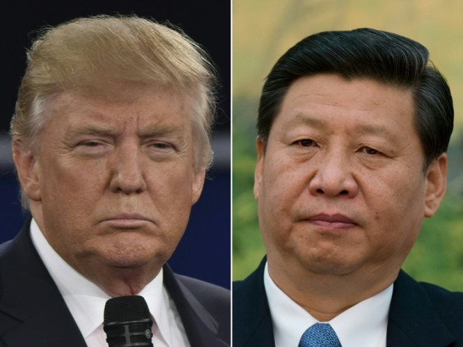 Tổng thống Mỹ Donald Trump (trái) và chủ tịch Trung Quốc Tập Cận Bình sẽ bắt đầu cuộc gặp thượng đỉnh hai ngày từ 6-4 tại khu nghỉ dưỡng Mar-a-Lago tại bang Florida - Ảnh: AFP
