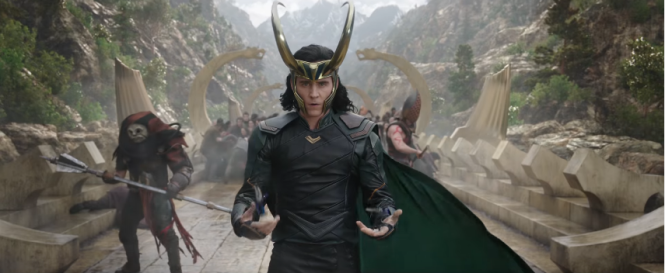 Nam tài tử Tom Hiddleston tiếp tục vào vai Loki, em trai của Thor trong Thor: Ragnarok