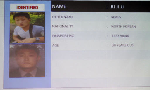 Cảnh sát Malaysia xác nhận James chính là Ri Ji U, 30 tuổi, tên trẻ tuổi nhất trong số 8 nghi phạm Triều Tiên liên quan nghi án Kim Jong Nam.