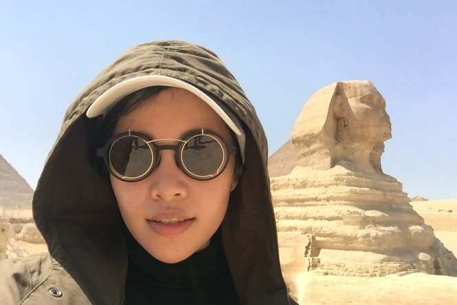 Michelle Phan ở Ai Cập - Ảnh: Michelle Phan/Racked