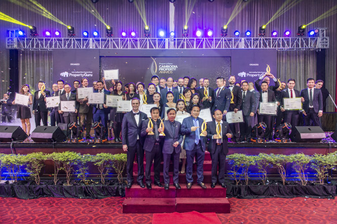 Các đơn vị đạt giải Winners và Highly Commended tại Giải thưởng Bất động sản Campuchia - sự kiện đầu tiên của chuỗi Giải thưởng Bất động sản châu Á 2017.