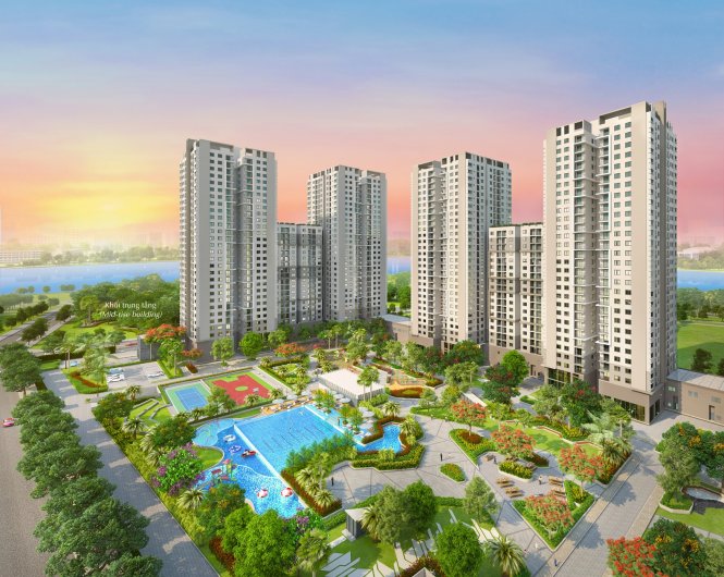 69% diện tích khuôn viên đất của dự án Saigon South Residences được dành để phát triển tiện ích, không gian xanh mở…