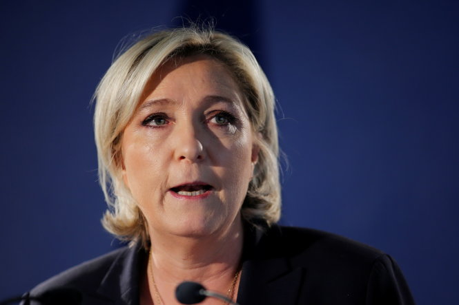 Ứng viên Marine Le Pen được cho là khiến dân Anh đổ xô đi đặt cược - Ảnh: Reuters