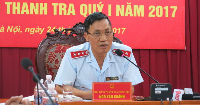 Ông Ngô Văn Khánh khẳng định TTCP sẽ theo dõi cuộc thanh tra đất đai tại Đồng Tâm - Ảnh: Thân Hoàng