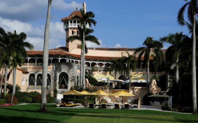 Khu biệt thự nghỉ dưỡng được mệnh danh là “Nhà Trắng mùa đông” Mar-a-Lago của tổng thống Donald Trump ở Palm Beach, bang Florida, Mỹ - Ảnh: Reuters