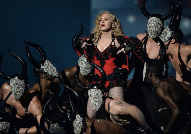 Nữ ca sĩ Madonna - Ảnh: AFP