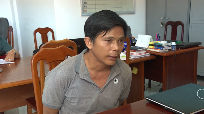 Nguyễn Trọng Hòa bị bắt sau nhiều tháng trốn truy nã - Ảnh: Q.GIANG