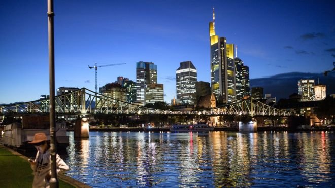 Frankfurt là thủ đô tài chính của Đức - Ảnh: AFP
