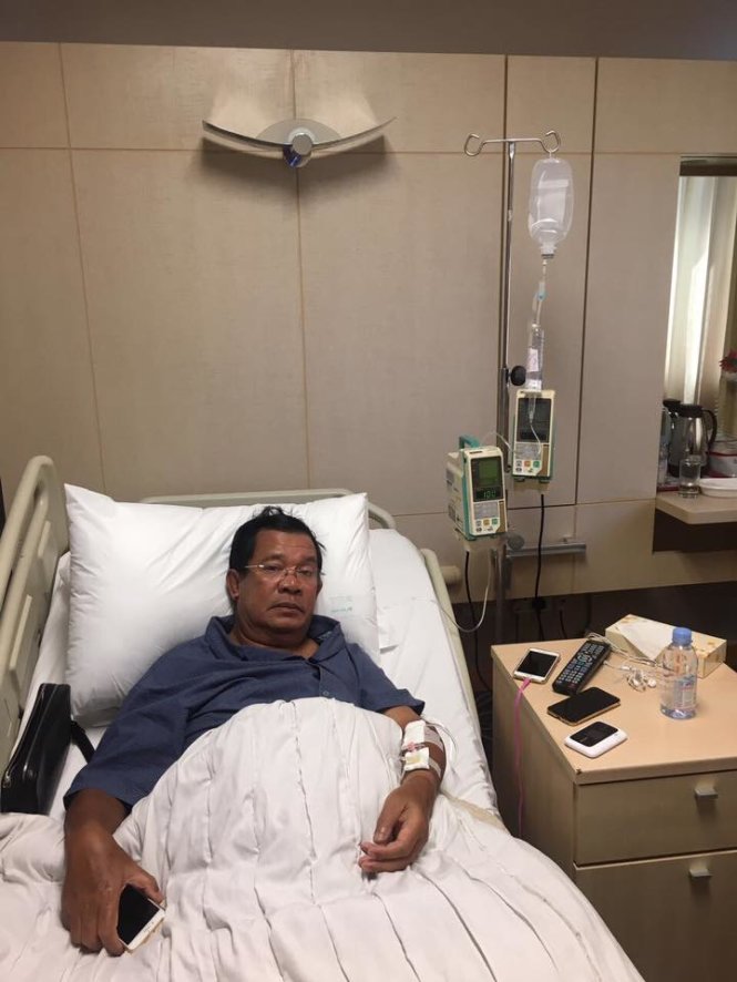 Ông Hun Sen nhập viện tại Singapore vì 