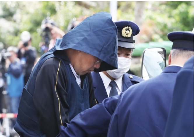 Yasumasa Shibuya, nghi phạm sát hại bé Nhật Linh vẫn im lặng kể từ khi bị bắt ngày 14-4 - Ảnh: Mainichi