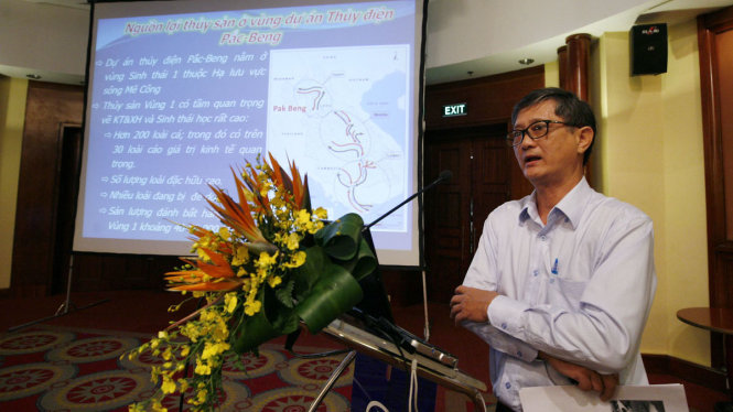 Ông Nguyễn Văn Trọng, Viện Nghiên cứu Nuôi trồng thuỷ sản II (Bộ NN&PTNT) cho rằng, số liệu đánh giá tác động về thuỷ sản còn thiếu và không đủ cơ sở khoa học - Ảnh: Nam Trần