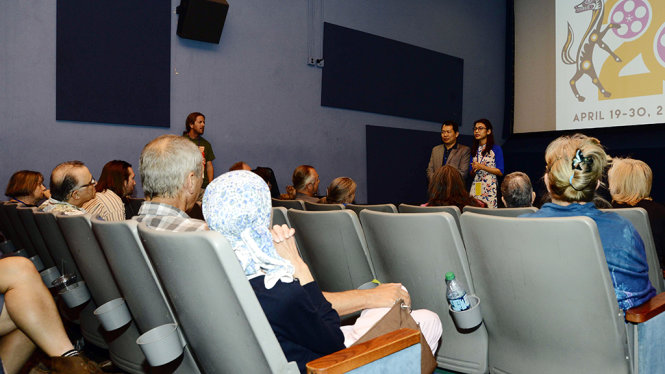 Buổi chiếu phim và giao lưu khán giả tại LHP Arizoma - Ảnh: NVCC