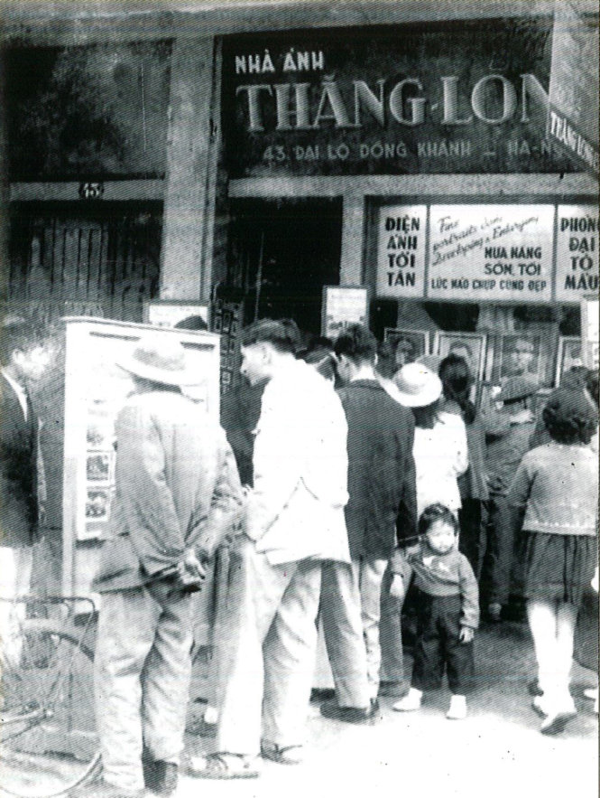 Hiệu ảnh Thăng Long, Hà Nội, năm 1951 do một người làng Lai Xá mở