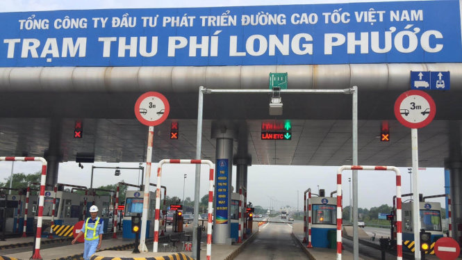 Trạm thu phí Long Phước trên cao tốc TP.HCM - Long Thành - Dầu Giây - Ảnh: Ngọc Ẩn