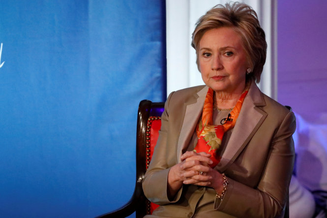 Cựu ngoại trưởng Mỹ Hillary Clinton - Ảnh: Reuters