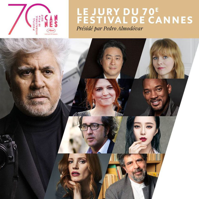 9 thành viên ban giám khảo chấm giải Cành cọ vàng Cannes 70