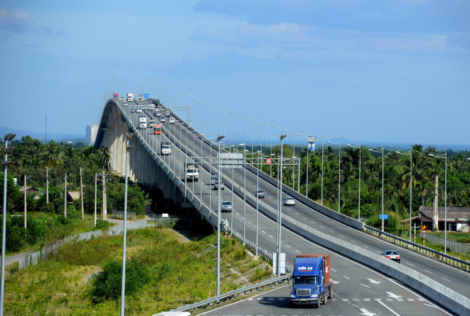 Cầu Long Thanh trên đường cao tốc TP. Hồ Chí Minh - Long Thành - Dầu Giây - Ảnh: VEC