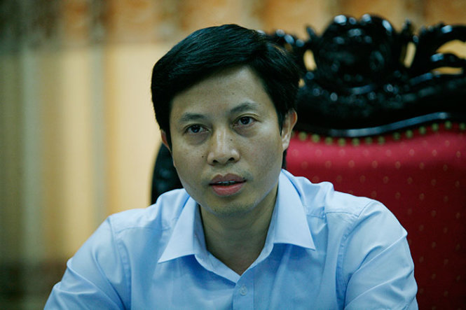 Ông Lại Văn Hoàn, chánh văn phòng UBND tỉnh Thái Bình - Ảnh: NAM TRẦN