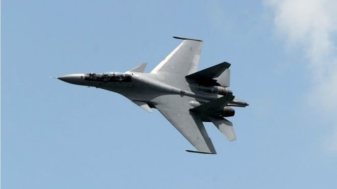 Máy bay chiến đấu Su-30 - Ảnh: AFP