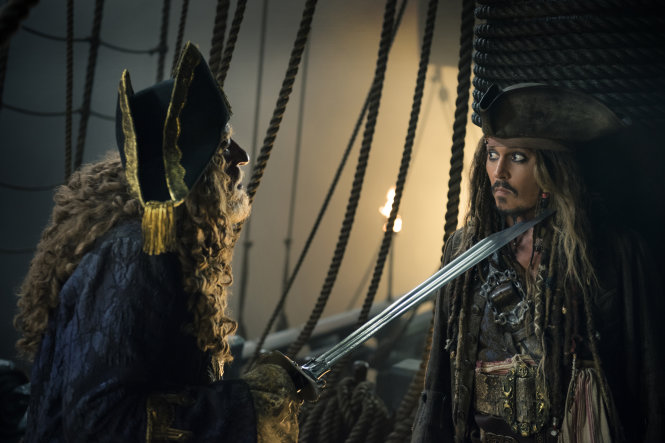 Jack Sparrow - Johnny Depp gánh vác phần 5 Cướp biển vùng Caribbean - Ảnh: Disney