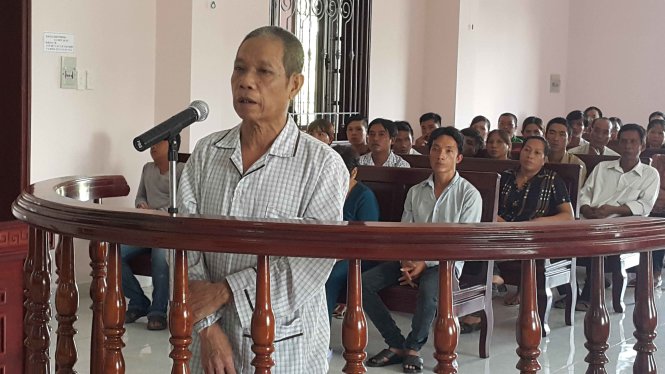Huỳnh Văn Lời bị tuyên phạt 12 năm tù tội giết người - Ảnh: Huy Phách
