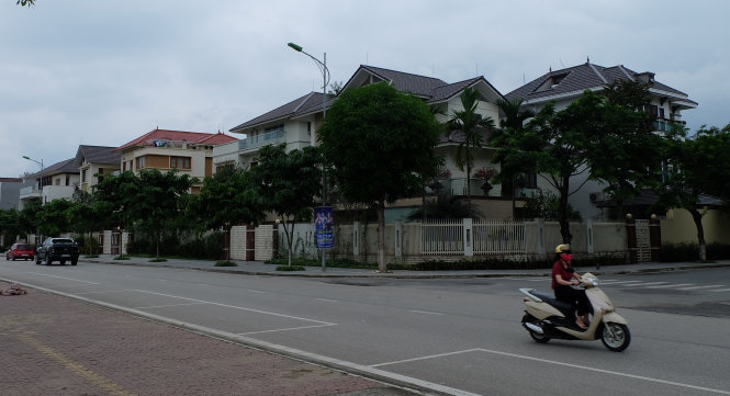 Khu đất biệt thự tại Lào Cai được chuyển đổi từ đất xây nhà liền kề - ẢNH: XUÂN LONG