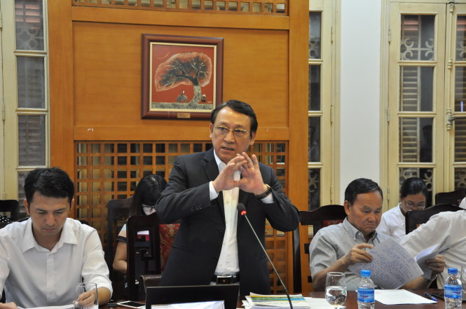 Ông Huỳnh Tấn Vinh, chủ tịch Hiệp hội Du lịch Đà Nẵng, khẳng định chiến đấu đến cùng vì Sơn Trà - ẢNH: V.V.TUÂN